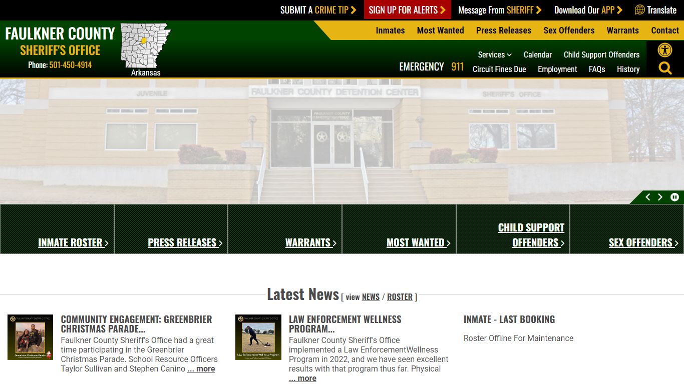 Faulkner County Sheriff's Office - Arkansas